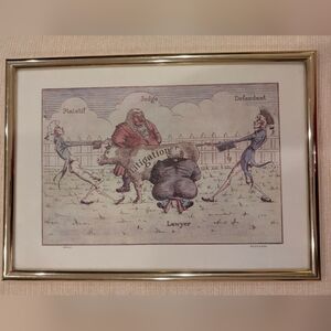 English Print. Lawyer. R. O. Bright